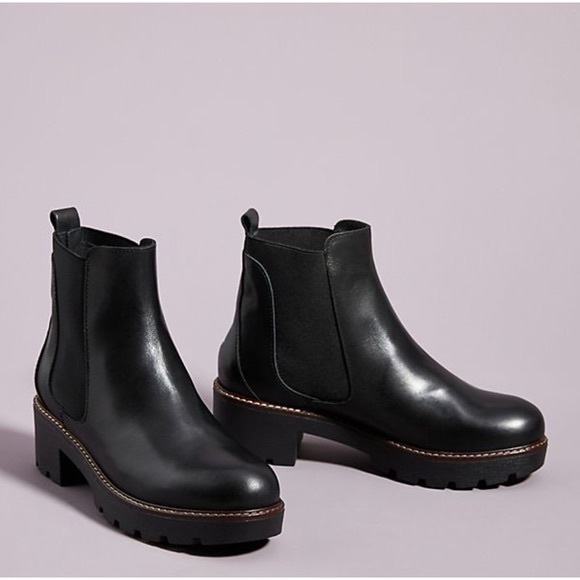 Anthro • Dale Chelsea Boots - Black - Picture 2 of 9